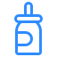 Blue baby bottle icon representing nurturing marketing strategies